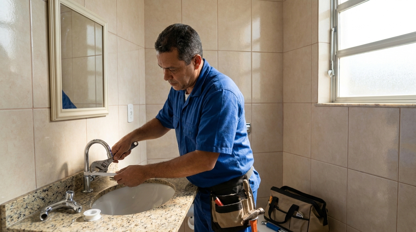 Ajustes em Torneiras em Praia Grande‑SP
